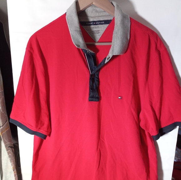 Tommy Hilfiger XXL Red Polo - Picture 1 of 11